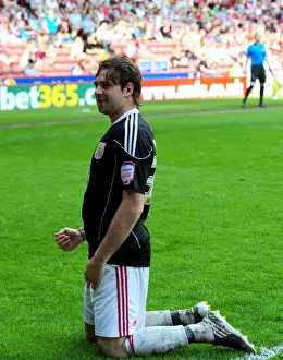 Sheffield United V Bristol City Prints: Brett Pitman's Brace: Championship Win for Bristol City at Bramall Lane (23/04/2011)