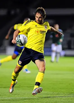 Brett Pitman's Determined Shot: Plymouth Argyle vs. Bristol City