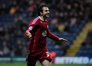 Preston V Bristol City Prints: Brett Pitman's Euphoric Goal Celebration: Preston North End vs
