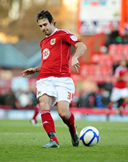Bristol City V Sheffield Wednesday Prints: Brett Pitman's FA Cup Clash: Bristol City vs. Sheffield Wednesday (08.01.11)
