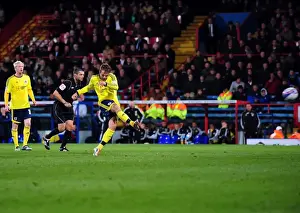 Crystal Palace V Bristol City Prints: Brett Pitman's Free Kick Hits the Wall: Crystal Palace vs