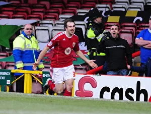 Brett Pitman's Goal Celebration: Bristol City vs. Cardiff City (Championship, 01/01/2011)