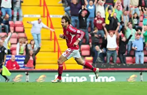 Bristol City V Hull City Prints: Brett Pitman's Last-Minute Equalizer: Championship Clash Between Bristol City and Hull City (September 24)
