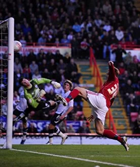 Images Dated 6th November 2010: Brett Pitman's Last-Minute Thriller: Heart-Stopping Equalizer for Bristol City Against Preston