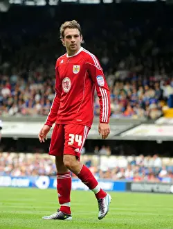 Ipswich Prints: Brett Pitman's Strike: Championship Clash between Ipswich and Bristol City