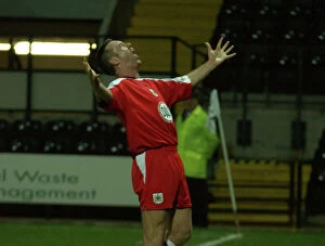 Images Dated 28th February 2008: Brian Tinnion in Action for Bristol City Football Club (03-04)