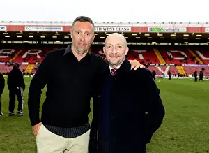 Framed Print : Brian Tinnion and Ian Holloway Reunite at Ashton Gate: Bristol City vs. Nottingham Forest, 2013
