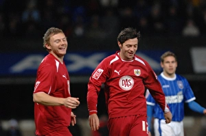 Brian Wilson and Ivan Sproule celebrate