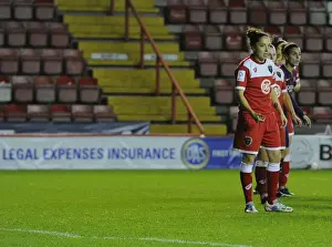 BAWFC Prints: Bristol Academy FC vs. FC Barcelona: A Champions League Showdown at Ashton Gate