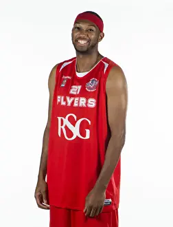 Photo Call Prints: Bristol Academy Flyers Doug McLaughlin-Williams in Action on the Basketball Court