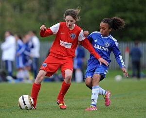 Youth Collection: Bristol Academy vs. Chelsea Ladies: A Fierce Football Rivalry at Gifford Stadium (FA WSL Youth)