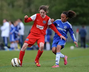 Framed Print : Bristol Academy vs. Chelsea Ladies: A Fierce Football Rivalry at Gifford Stadium (FA WSL Youth) Framed Print : Bristol Academy vs. Chelsea Ladies: A Fierce Football Rivalry at Gifford Stadium (FA WSL Youth)