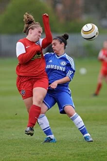 Youth Collection: Bristol Academy vs. Chelsea Ladies Youth: A Fierce Football Rivalry at Gifford Stadium (Youth)