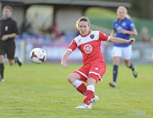 Images Dated 23rd August 2014: Bristol Academy vs Everton Ladies Clash: August 23, 2014 (BAWFC vs Everton Ladies)