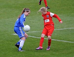 Images Dated 17th April 2014: Bristol Academy WFC vs. Chelsea Ladies: FA Women's Super League Youth Showdown at Gifford Stadium