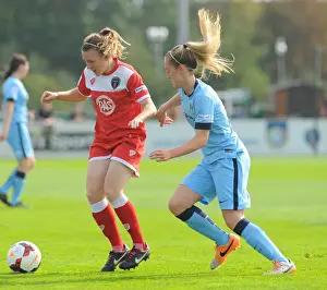 Bawfc Prints: Bristol Academy Women vs Manchester City Ladies: A Battle for Possession