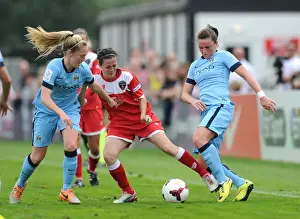 Manchester City Womens Prints: Bristol Academy Women's Tough Battle Against Manchester City Women