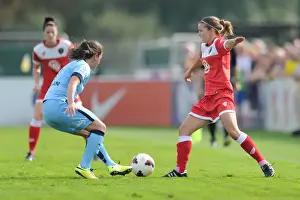 Manchester City Womens Prints: Bristol Academy's Loren Dykes in Action during Women's Super League Match against Manchester City