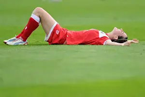 Manchester City Womens Prints: Bristol Academy's Natalia Pablos Sanchon in Action against Manchester City Women