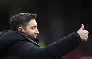 Bristol City V Bolton Wanderers Prints: Bristol City 2-0 Bolton Wanderers: Lee Johnson Celebrates with Players