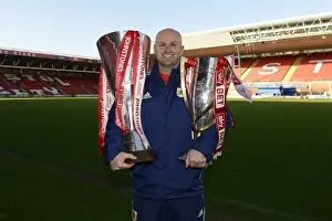 Bristol City Academy Day 2 Prints: Bristol City Academy: Double Trophy Victory Celebration at Ashton Gate Stadium (May 2015)