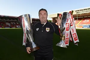 Bristol City Academy Day 2 Prints: Bristol City Academy: Double Trophy Victory Celebration - May 2015