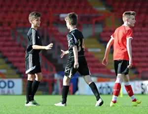 Bristol City Academy Prints: Bristol City Academy Players Train at Ashton Gate Stadium
