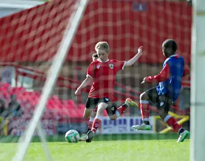 Bristol City Academy Prints: Bristol City Academy Players Train at Ashton Gate Stadium