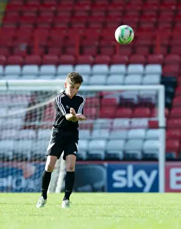 Bristol City Academy Prints: Bristol City Academy Players Train at Ashton Gate Stadium