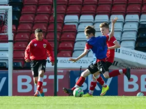 Bristol City Academy Prints: Bristol City Academy Players Train at Ashton Gate Stadium