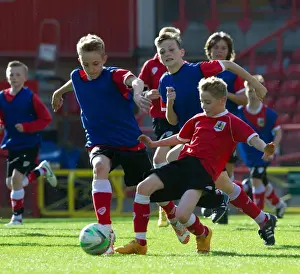 Bristol City Academy Players Train at Ashton Gate Stadium