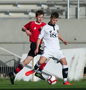 Bristol City Academy Prints: Bristol City Academy Players Train at Ashton Gate Stadium