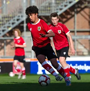 Bristol City Academy Prints: Bristol City Academy Players Train at Ashton Gate Stadium