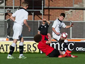 Bristol City Academy Prints: Bristol City Academy Players Train at Ashton Gate Stadium