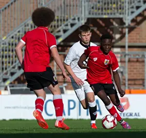 Bristol City Academy Prints: Bristol City Academy Players Train at Ashton Gate Stadium