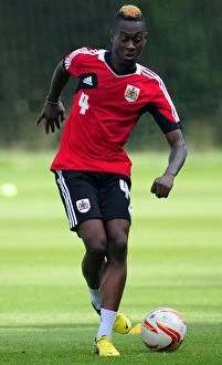 Images Dated 27th September 2012: Bristol City Academy: Ridwan Oluwatobi in Action during Training