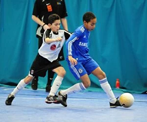 Chelsea Collection: Bristol City Academy vs. Chelsea First Team: Futsal Tournament Clash (09-10)