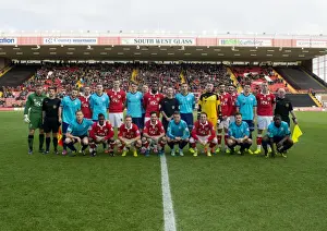 Bristol City and AFC Telford United Unite for FA Cup Team Photo, Ashton Gate, 2014