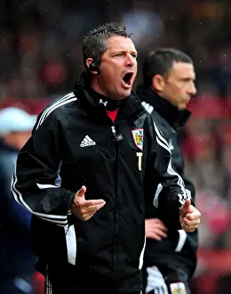 Bristol City Assistant Manager Tony Docherty at Ashton Gate Stadium during Bristol City vs Coventry City Match, April 2012