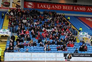 Bristol City Away Fans at Brunton Park during Carlisle United vs. Bristol City, Sky Bet League One (October 2013)