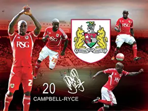 Special Edition Prints: Bristol City Campbell-Ryce Framed Player Montage Print