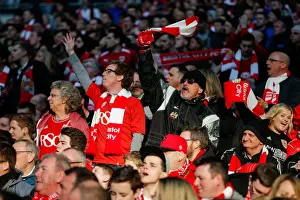 Bristol City Celebrate 2-0 Lead in Johnstones Paint Trophy Final at Wembley Stadium