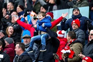 Images Dated 14th January 2017: Bristol City Celebrate 2-1 Goal Over Cardiff City, Sky Bet Championship (January 2017)
