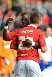 Bristol City V Chesterfield Prints: Bristol City Celebrate Own Goal by Chesterfield's Ian Evatt