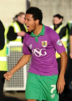 Crawley Town V Bristol City Prints: Bristol City Celebrate Luke Aylings Goal Against Crawley Town