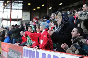 Bristol City Celebrate Matt Smith's Goal Against Fleetwood Town