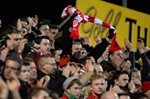 Yeovil Town V Bristol City Prints: Bristol City Celebrate Promotion: Yeovil Town v Bristol City, 10-03-2015