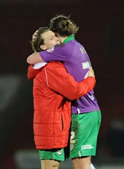 Doncaster Rovers V Bristol City Prints: Bristol City Celebrate Win Over Doncaster Rovers: Luke Freeman and Luke Ayling Rejoice