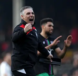 Bristol City Celebrate Win Over Fulham: John Pemberton's Triumphant Moment (12 March 2016)