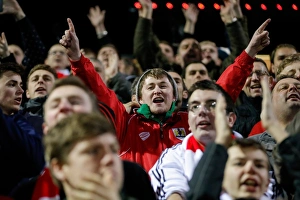 Yeovil Town V Bristol City Prints: Bristol City Celebrates 0-3 Victory over Yeovil Town, March 10, 2015